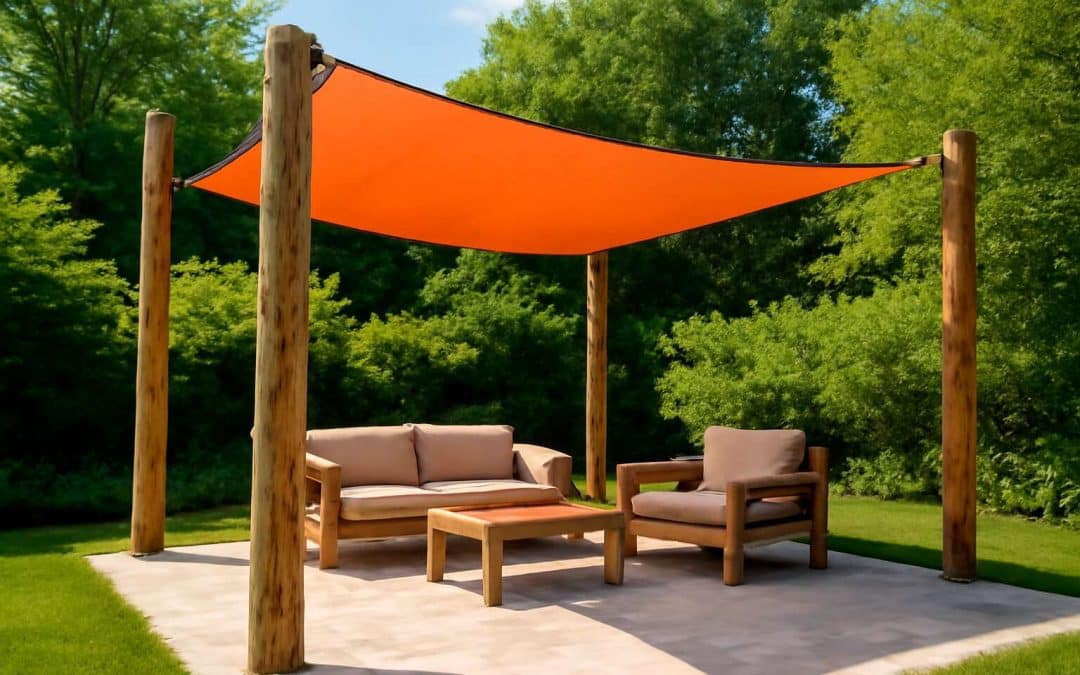Elegant Solutions with Wooden Poles for Shade Sails to Create Stylish Outdoor Retreats