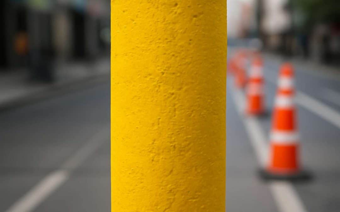 Enhance Safety and Style with Durable Concrete Yellow Poles for Modern Urban Spaces