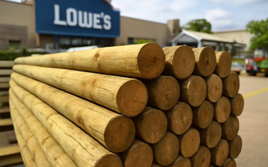Discover durable and affordable wooden poles at Lowes for your next project